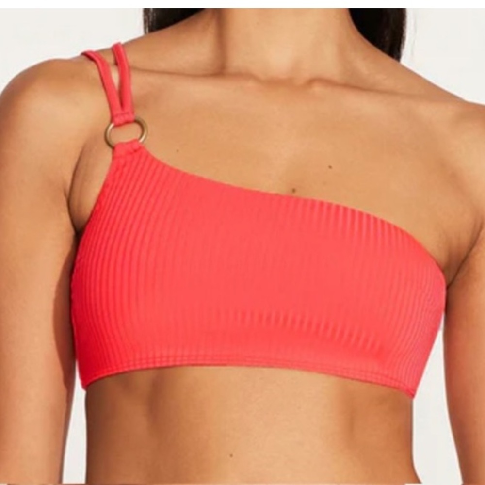Vitamin A Coral Glow Bikini Top